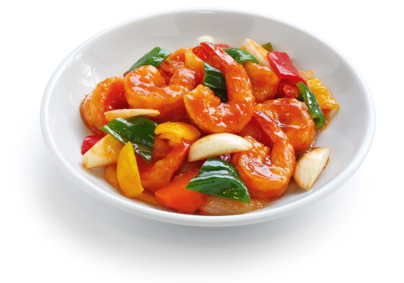 sweet and sour shrimp