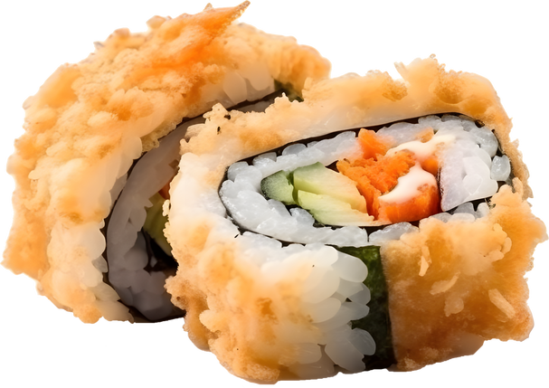 Tempura roll sushi