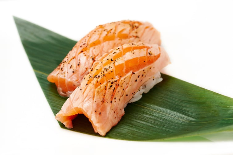 Aburi Salmon Nigiri