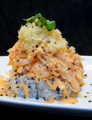 Spicy Crab Volcano Roll Sushi