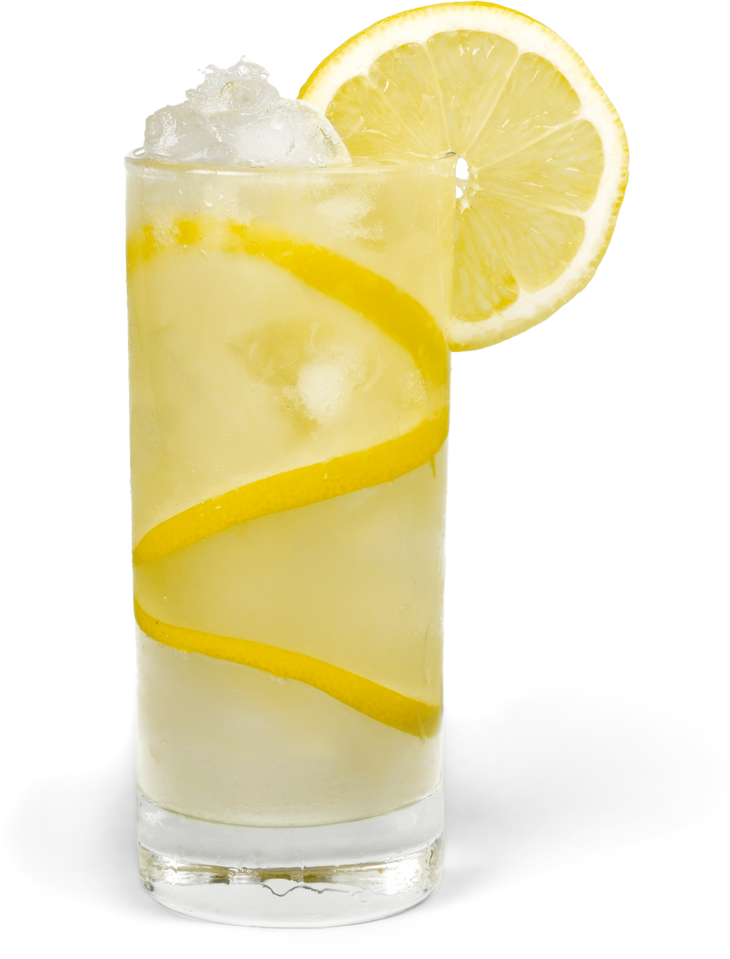 Ice Cold Lemonade in Glass